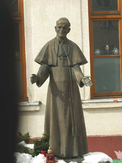 Socha Jána Pavla II. Bratislava-Vajnory